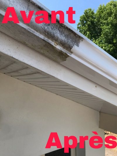 Entreprise Alphamultiservices: Nettoyage d'avant-toit - gouttières à Biscarosse